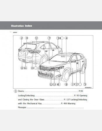 toyota harrier hybrid 2015 2016 2017 owners manual